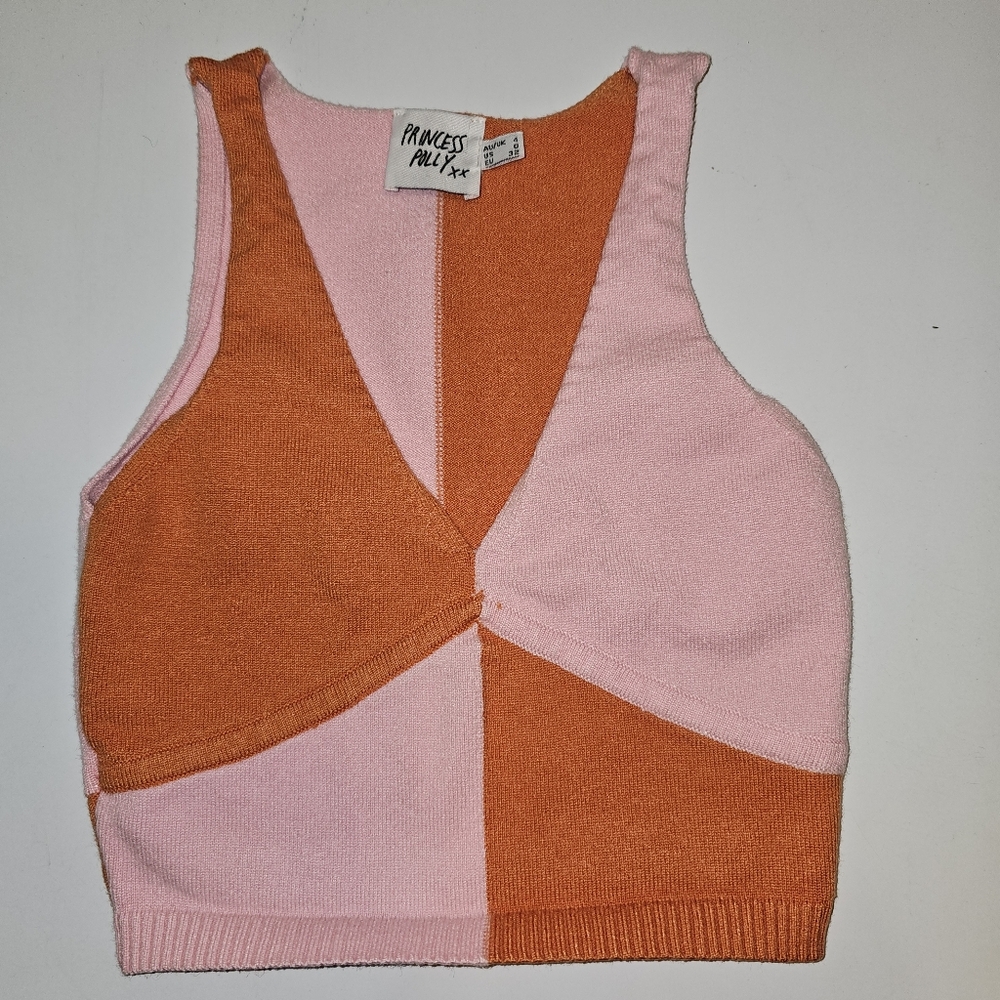 Princess Polly Vibrant Pink and Orange Top